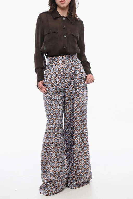 Pantaloni in Jaquard con Pince>Etro Clearance