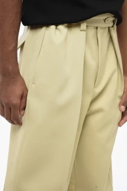 Pantaloni in Lana a 2 Pince con Cintura></noscript>Jil Sander Online