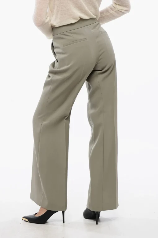 Pantaloni in Lana a Gamba Diritta>Jil Sander Online