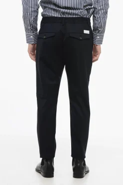 Hot Pantaloni In Lana con Elastico in Vita Uomo Pantaloni