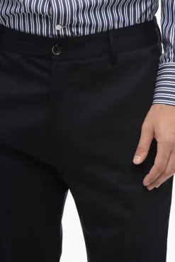Hot Pantaloni In Lana con Elastico in Vita Uomo Pantaloni