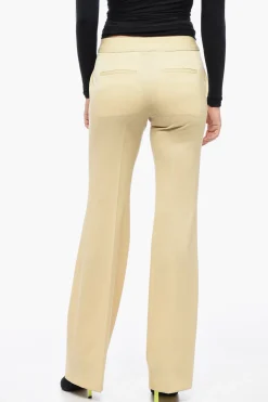 Pantaloni in Lana Grain de Poudre con Pince Frontali>Jil Sander New