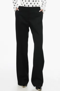 Pantaloni in Lana Grain de Poudre con Relaxed Fit>Jil Sander Fashion