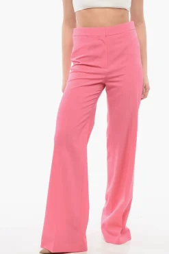 Pantaloni in Lana Stretch a Vita Alta>Stella McCartney Sale