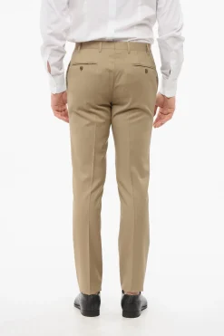 Pantaloni in Lana Vergine con Tasche a Filo>Corneliani Best