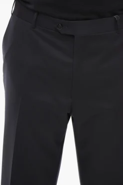 Pantaloni in Lana Vergine MANTUA con Passanti>Corneliani Hot