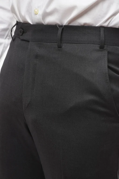 Pantaloni in Lana Vergine con Passanti>Corneliani New