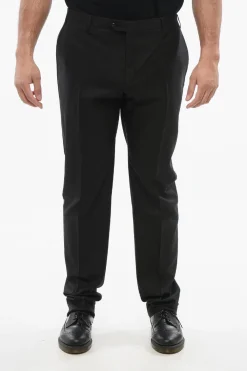 Pantaloni in Lana Vergine con Passanti>Corneliani Online