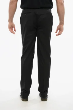 Pantaloni in Lana Vergine con Passanti>Corneliani Online