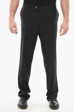 Pantaloni in Lana Vergine MANTUA con Passanti>Corneliani Sale