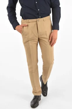 Pantaloni in Lino e Cotone>Corneliani Online