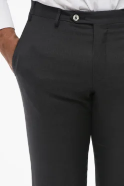 Best Pantaloni in Misto Cashmere LEADER con Passanti Uomo Pantaloni