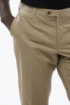 Pantaloni in Misto Cotone ACADEMY con Tasche a Zip>Corneliani Best
