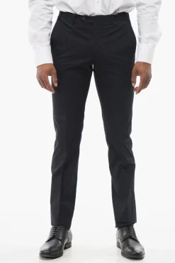 Pantaloni in Misto Cotone LEADER con Tasche a Filo>Corneliani Fashion