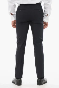 Pantaloni in Misto Cotone LEADER con Tasche a Filo>Corneliani Fashion