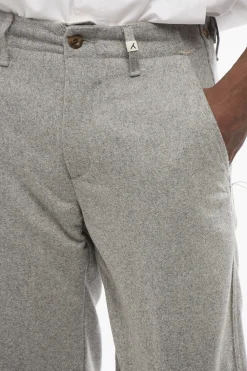 Pantaloni in Misto Lana a Tinta Unita con Passanti></noscript>Myths Sale