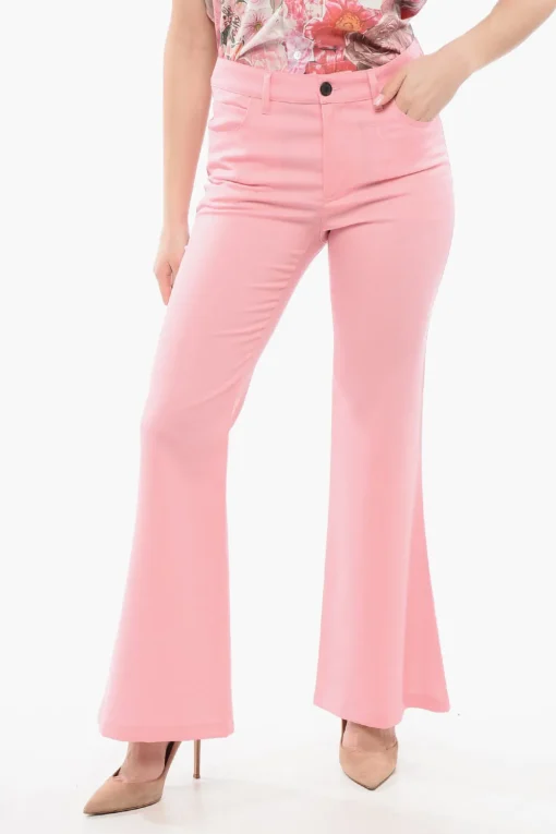 Pantaloni in Misto Mohair con Gamba Svasata>Marni Clearance