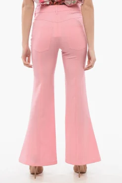 Pantaloni in Misto Mohair con Gamba Svasata>Marni Clearance