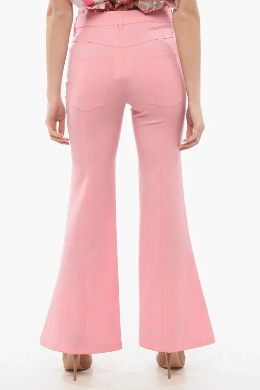 Pantaloni in Misto Mohair con Gamba Svasata>Marni Clearance