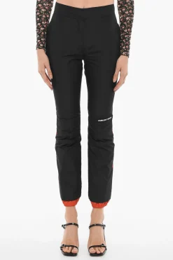 Outlet Pantaloni in Nylon con Zip alla Caviglia Donna Pantaloni