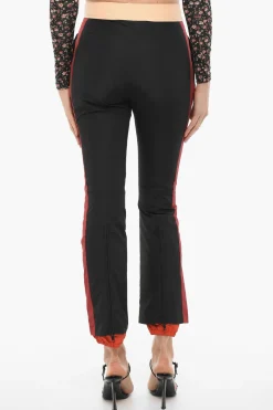 Outlet Pantaloni in Nylon con Zip alla Caviglia Donna Pantaloni