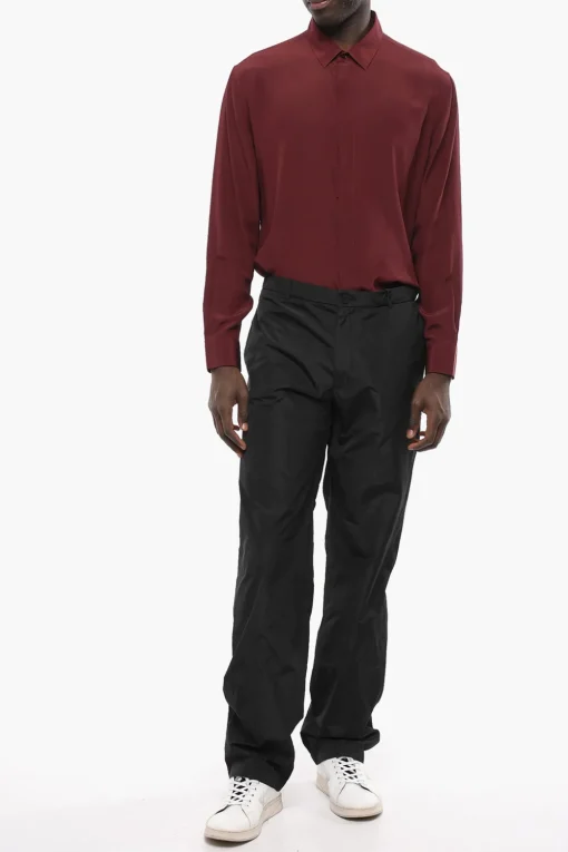 Pantaloni in Poliestere Drappeggiati>Balenciaga Best