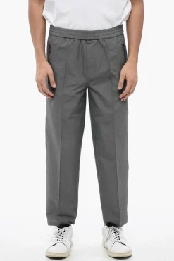 Pantaloni in Tessuto Stretch LOUIS con Elastico in Vita>Neil Barrett Sale