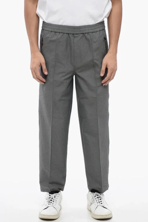 Pantaloni in Tessuto Stretch LOUIS con Elastico in Vita>Neil Barrett Sale