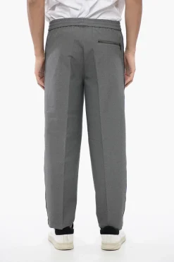 Pantaloni in Tessuto Stretch LOUIS con Elastico in Vita>Neil Barrett Sale