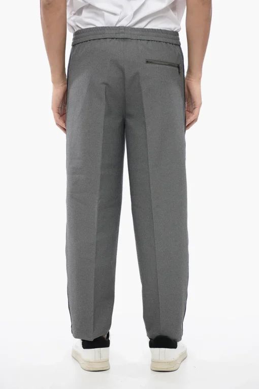 Pantaloni in Tessuto Stretch LOUIS con Elastico in Vita>Neil Barrett Sale