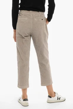Pantaloni in Velour a Coste a 4 Tasche>Woolrich Outlet