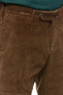 Pantaloni in Velour a Coste Super Slim Fit>PT01 Outlet
