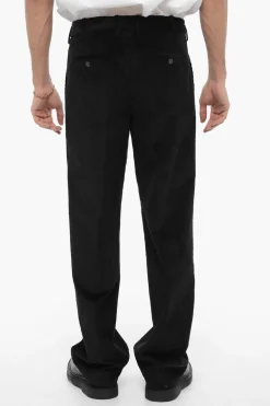 Pantaloni in Velour a Coste Loose Fit>Neil Barrett Clearance