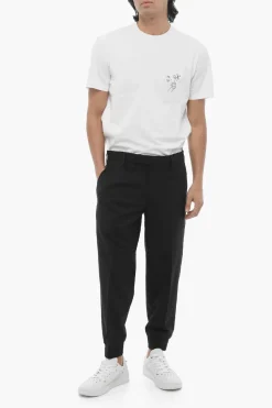 Best Pantaloni JACK Slim Fit a Vita Bassa con Polsini Uomo Pantaloni