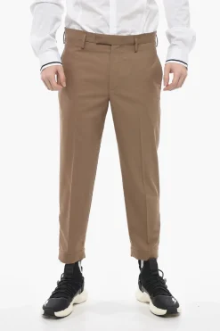 Fashion Pantaloni JAMIE Slim Fit con Zip alla Caviglia Uomo Pantaloni