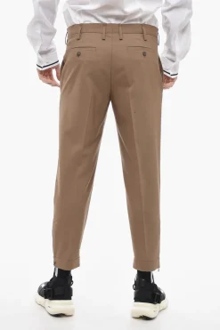 Fashion Pantaloni JAMIE Slim Fit con Zip alla Caviglia Uomo Pantaloni