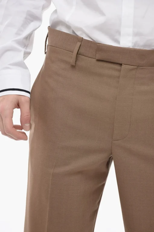 Fashion Pantaloni JAMIE Slim Fit con Zip alla Caviglia Uomo Pantaloni