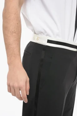 Pantaloni JAMIE Slim Fit con Dettagli a Contrasto></noscript>Neil Barrett Discount
