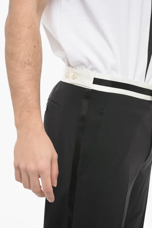 Pantaloni JAMIE Slim Fit con Dettagli a Contrasto>Neil Barrett Discount