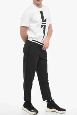 Pantaloni JAMIE Slim Fit con Dettagli a Contrasto></noscript>Neil Barrett Discount