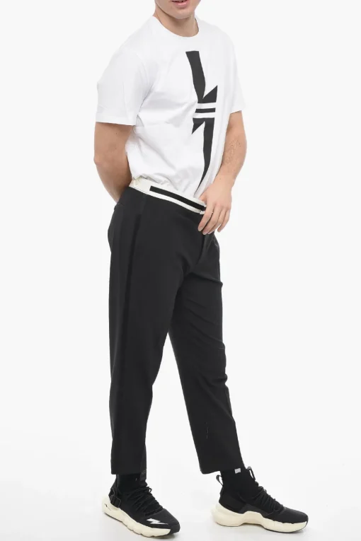Pantaloni JAMIE Slim Fit con Dettagli a Contrasto>Neil Barrett Discount