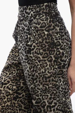 Pantaloni JEMI LEPPO Relaxed Fit a Fantasia Animalier>AllSaints Fashion