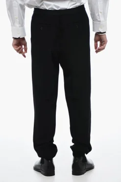 New Pantaloni Jogger Sartoriali con fondo Elastico Uomo Pantaloni