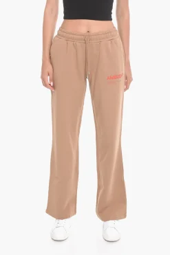 Best Pantaloni Jogger WORKSHOP Wide-leg con Stampa Logo Donna Pantaloni