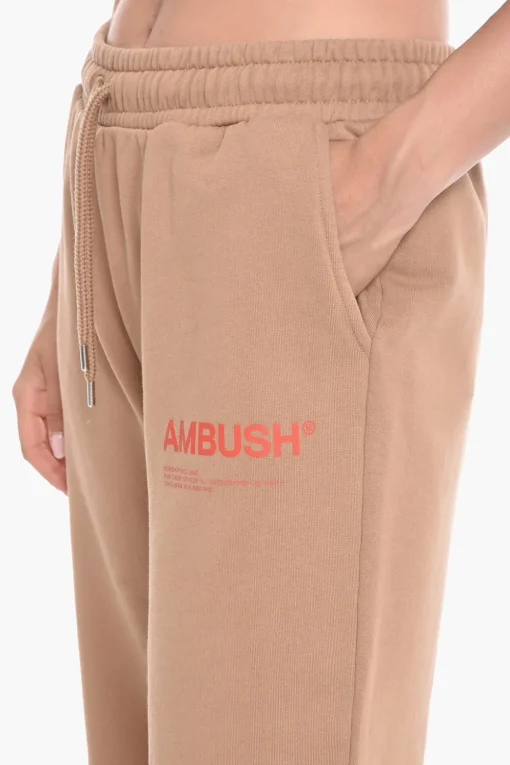Best Pantaloni Jogger WORKSHOP Wide-leg con Stampa Logo Donna Pantaloni