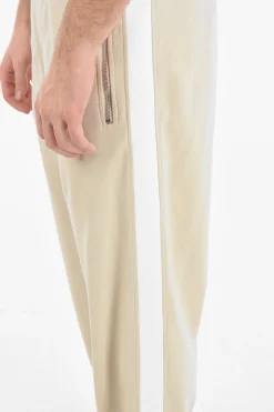 Fashion Pantaloni Joggers LOOSE EXTRA LOW RISE a Righe Regimental Uomo Pantaloni