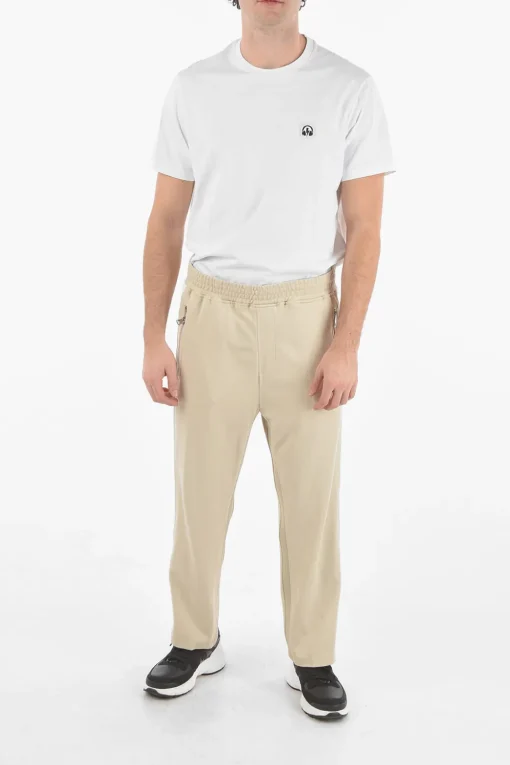 Fashion Pantaloni Joggers LOOSE EXTRA LOW RISE a Righe Regimental Uomo Pantaloni