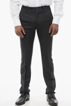 Pantaloni LEADER in Lana Vergine>Corneliani Online