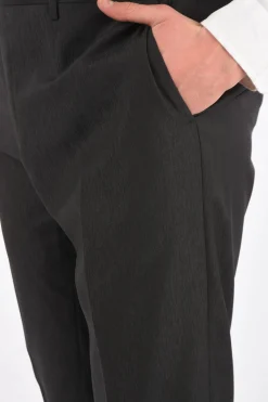 Pantaloni LEADER in Lana Vergine Popeline>Corneliani Fashion