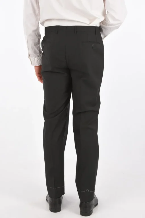 Pantaloni LEADER in Lana Vergine Popeline>Corneliani Fashion